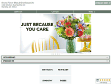 Tablet Screenshot of marietta-florist.com